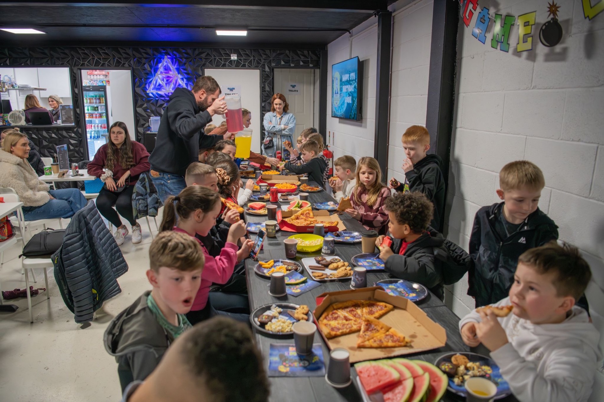 A birthday party at Gamer HQ